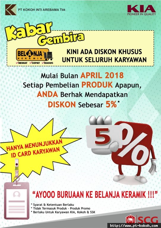 Kabar Gembira (Belanja Keramik)