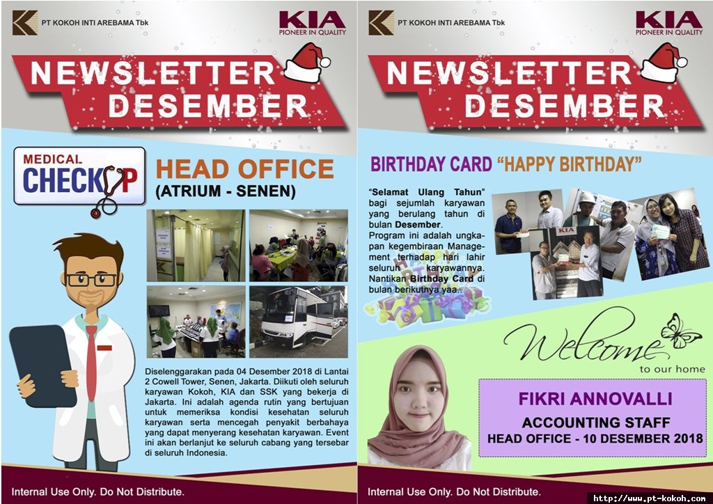 Newsletter Edisi Desember 2018